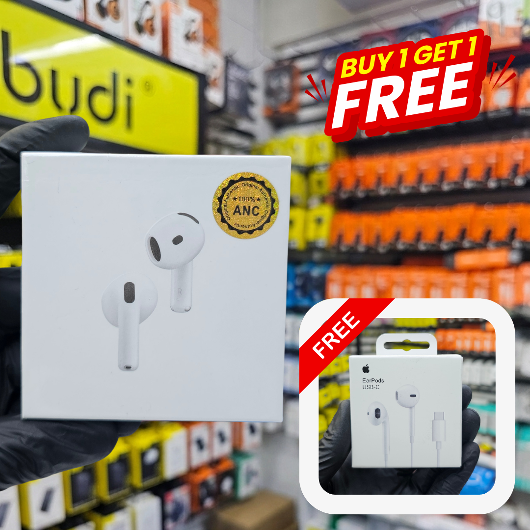 2 Apple AirPods 4 ANC Wireless Earbuds - Image 1