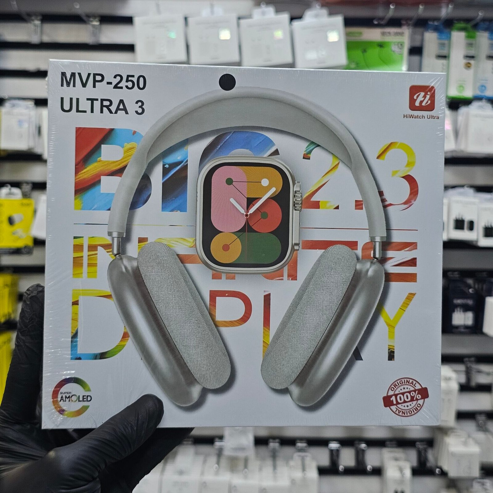 20260606_141751 MVP-250 Ultra 3 Super AMOLED Smartwatch & Over-Ear Headphones Set - Image 1