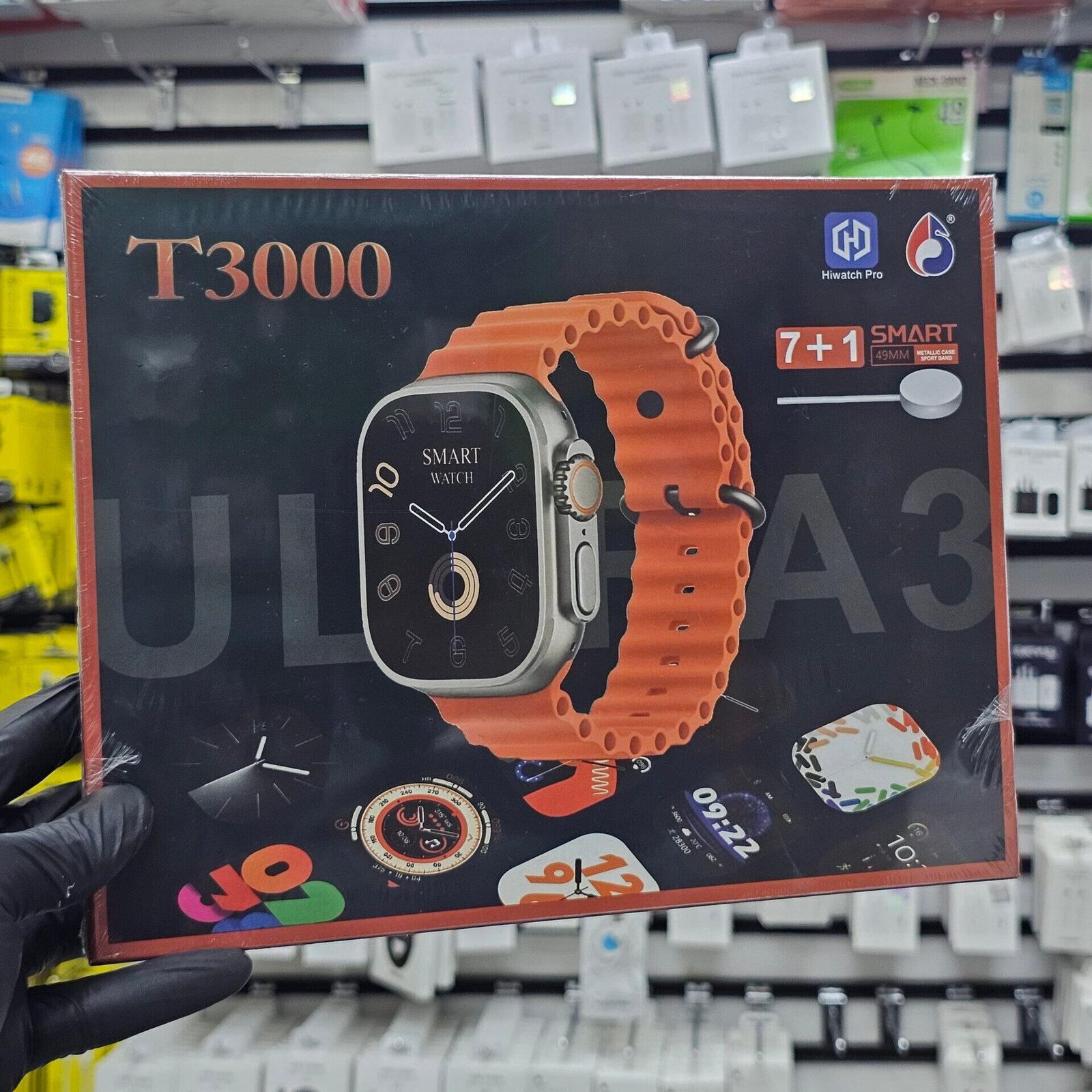 20260606_142004 T3000 Ultra 3 Smartwatch 7+1 Gift Set (49mm Metallic Case) - Image 1